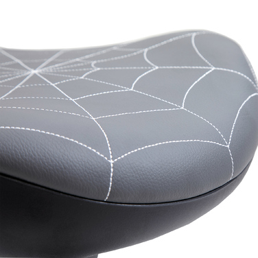 Офісний крісло з регульованою висотою та функцією обертання, ергономічне, нахил до 120°, сірого кольору. Регулювання висоти: 65,5-83,5 см.