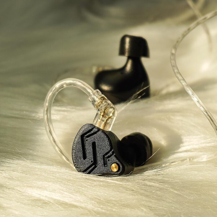 Навушники KEEPHIFI KZ ZAR IEM 7BA1DD гібридний драйвер HiFi шумоізоляція, 2-контактний кабель, стандартна версія