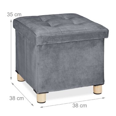 Зручний пуф Relaxdays з підспівателем