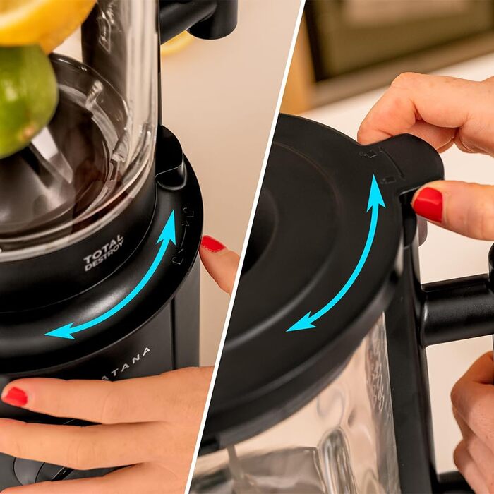 Стаціонарний блендер Cecotec Grand Katana 2700MAX Total Destroy Screen - 2700W, цифровий дисплей, 1,8 л, чорний