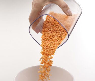 Набір Joseph Joseph з 5 контейнерів для зберігання продуктів на кухні, герметичні з функціональним тримачем, сірий