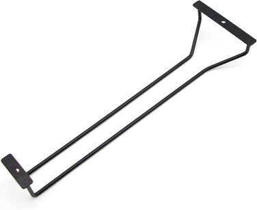 Тримач для келихів RedDreamer, 14 дюймів (2 шт.), чорний, для шафи, кухні, бару, нержавіюча сталь