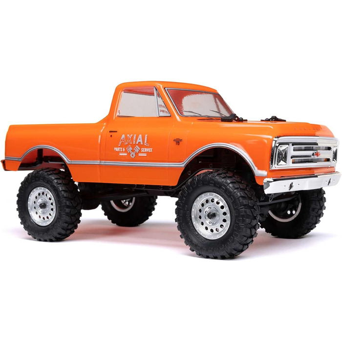 Радіокерований Rock Crawler Chevrolet C10 1967 4x4 SCX24 1/24 RTR (з акумулятором та зарядним пристроєм), Помаранчевий