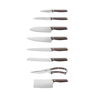 Набір ножів у колоді BergHOFF Redwood, 9 шт.