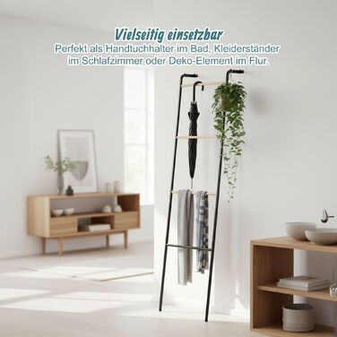 Підставка для рушників Relaxdays, метал, 4 яруси