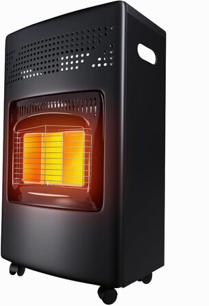 Газовий обігрівач TroniTechnik 4200 Вт з 3 рівнями потужності: газовий піч, обігрівач, керамічний нагрівач для газового балончика, пропану, мобільний, енергозберігаючий, з газовим редуктором