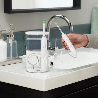 Waterpik Sensonic Complete Care: електричний ірigator та зубна щітка, CC-04, білий