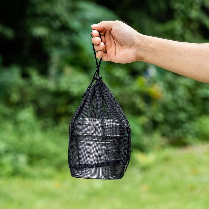 Набір кухонного посуду Boundless Voyage з титанових каструль та сковорідок для кемпінгу та пікніків Ti1585B