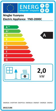 Електричний обігрівач 2000W з енергозбереженням, тихий, 3 режими, PTC кераміка, швидкий нагрів, ECO-режим, пульт ДУ, таймер 12H, поворот 70°, для офісу, спальні, ванної кімнати, золотий
