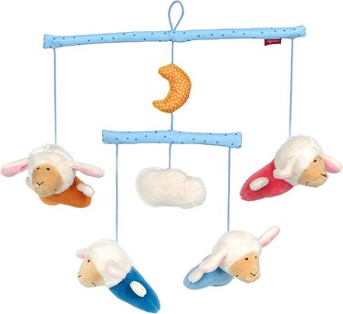 Мобільні іграшки для дітей з травами для дівчаток і хлопчиків, дитячі іграшки, рекомендовані з народження, різнокольорові, 26x32 см (різнокольорові/овечі), 49421