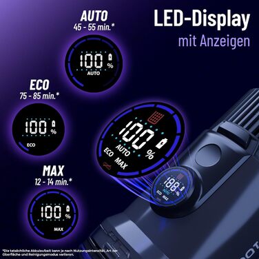 Бездротовий пилосос Noaton AVC600 Deluxe з акумулятором, 50000 Па, 600 Вт, автоматичний режим, до 85 хв роботи, 220 AW, LED дисплей, док-станція, HEPA фільтр, для твердих поверхонь, килимів та шерсті тварин