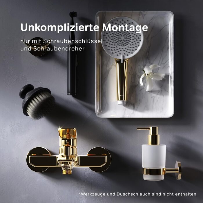 Змішувач для ванни AM.PM X-Joy чорного матового кольору з виливом, одноручний, для ванни та душу, FXA10022