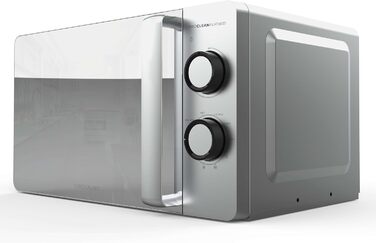 Мікрохвильова піч Cecotec з грилем Proclean 3160 Flatbed Mirror, 20 л, 700 Вт, 6 режимів, 800 Вт гриль, дзеркальний металевий дизайн, 3DWave-технологія