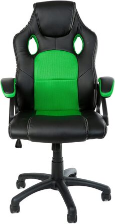 Ігровий крісло Panorama24 для геймерів та офісу: ергономічний, 9 кольорів, підйомний механізм, до 150 кг, сертифікат TÜV