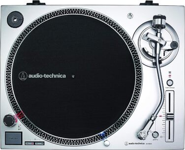 Програвач вінілу Audio-Technica LP120XUSBSV з прямим приводом, аналоговий та USB, сріблястий