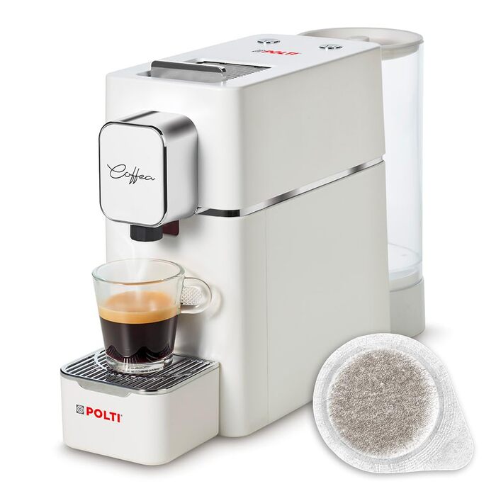 POLTI Coffea S15W: Еспресо-машина з підтримкою E.S.E. Pads, 19 Bar, біла
