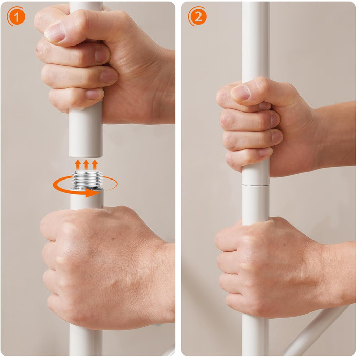 HOOBRO Стійка для одягу, підлого стояння, у вигляді дерева з 8 гачками та 2 круглими полицями, для одягу, капелюхів, сумок, вітальні, спальні, офісу, темно-коричневий/чорний