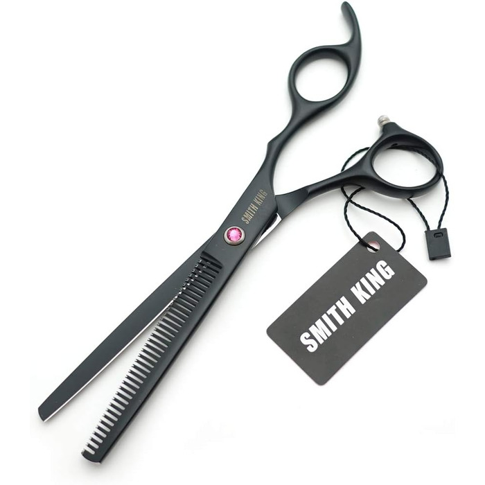 Дюймові ножиці для волосся з гребінцем для гоління, чорні (макс. 65 символів), 7,0-