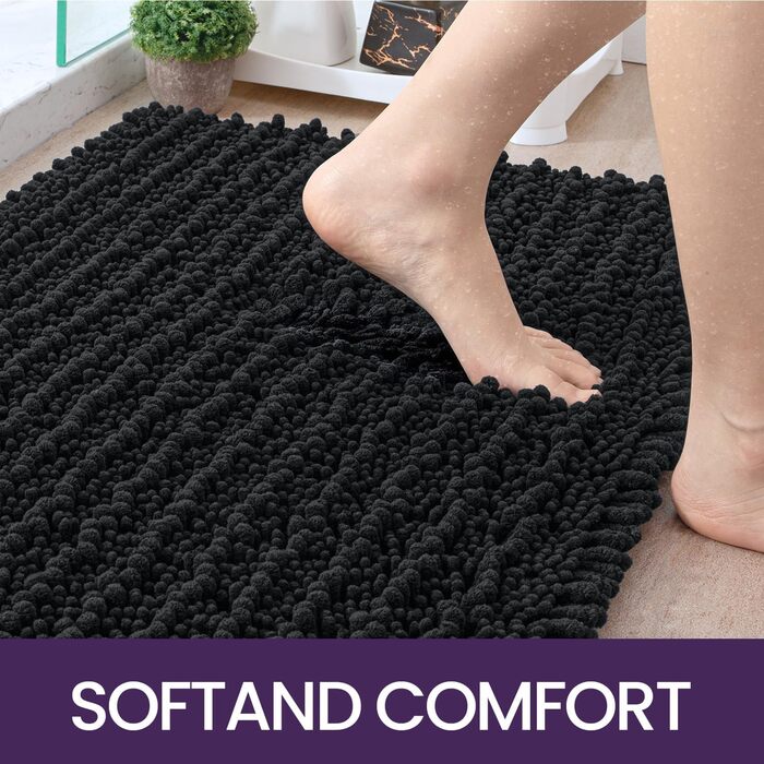 Килимок для ванної кімнати DEXI, м'який, поглинаючий, з бавовняного жакарду, антиковзний, для ванни, душу, аксесуари для ванної кімнати, декор, 50,8 x 81,3 см, оливковий