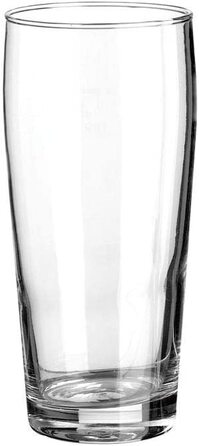 Пивний келих, 630 мл, об'ємом 0,5 л, скляний, прозорий, 12 шт. (300 мл), 33049 Willi Willibecher