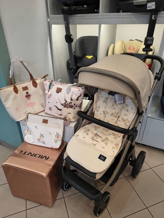 Дитячий прогулянковий візок Carrello Bravo SL Deluxe CRL-5520, колір Shale Beige