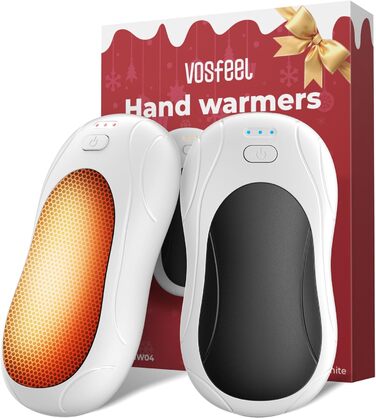 Електричні грілки для рук 2 шт. USB, 6000mAh, 3 режими нагріву, для кемпінгу, відпочинку на природі, офісу