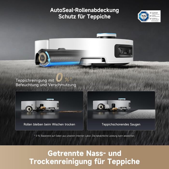 Робот-пилосос Dreame Aqua10 Ultra: миття та сухе прибирання, 30000Pa, 8 см, самоочищення, автоматичне спустошення, голосове керування