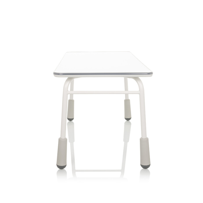 Дитячий стіл KID GRO T 120x60 см, регульована висота, світло-сірий колір, hjh OFFICE