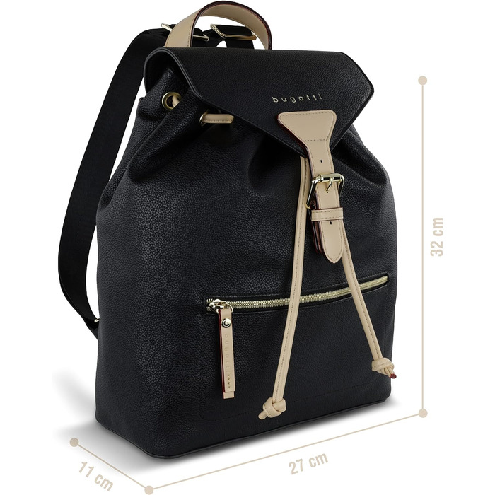 Рюкзак жіночий маленький, Жіночий денний рюкзак, Робочий рюкзак Повсякденний рюкзак (чорний)