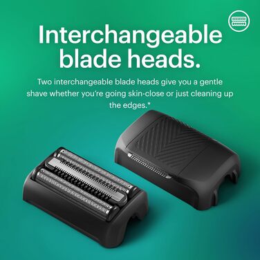 Електричний тример для тіла MANSCAPED® The Chairman™ Plus з двома насадками, SkinSafe®-фільтром та прецизійними ножами, USB-C зарядка, для делікатної стрижки