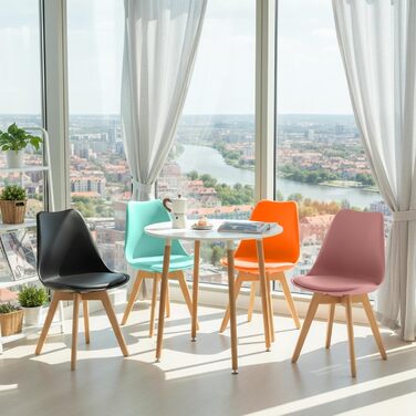 Елегантний стілець для їдальні EGGREE в скандинавському стилі (4 шт.)