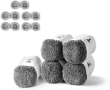 Робот для миття вікон Hutt з функцією розпилення 5500Pa, 3D-подушка, електричний мийник вікон з баком 80мл, автоматичний мийник вікон, багаторазовий захист, 8 ганчірок, кейс (10 ганчірок)