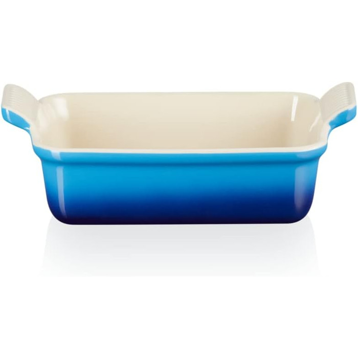 Форма для запікання Le Creuset прямокутна, 19 см, 1.1 л, Azure (бамбук)