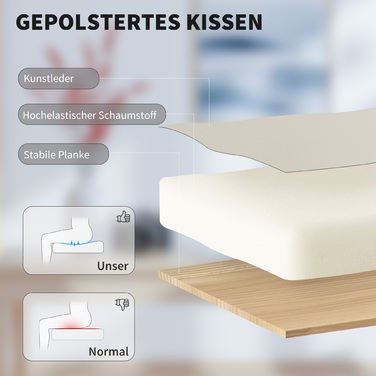 Офісний стілець з оббивкою з екошкіри, приємною для тварин, з підставкою для ніг, регульованою по висоті, на коліщатках, бежевого кольору.