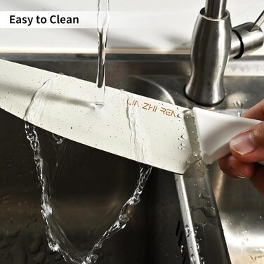 Набір ножів кухонних 15 предметів з точилкою, кухонні ножі для нарізки, подрібнення, рубання, безпечні, зелений