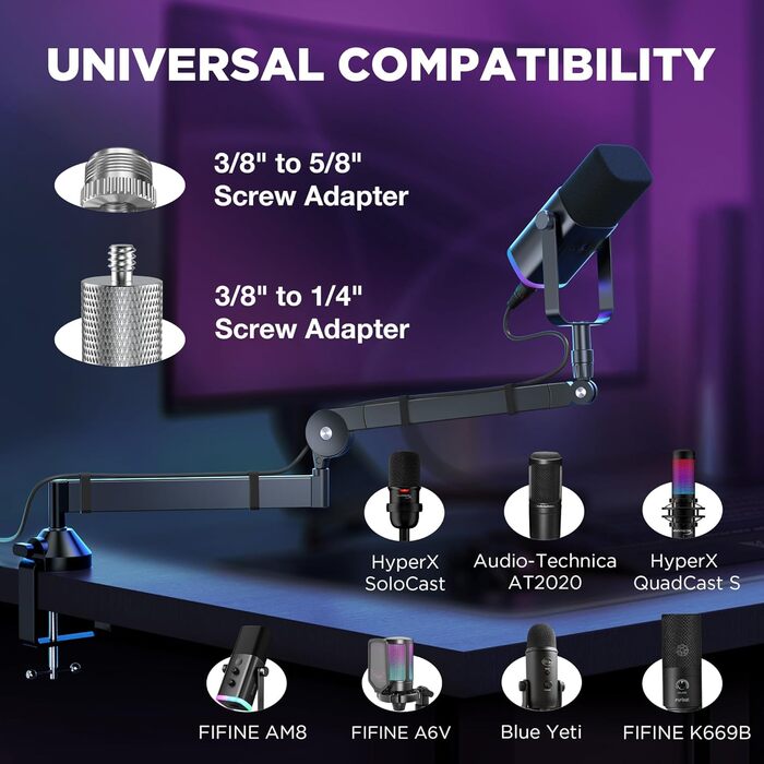 Стійка для мікрофона InnoGear з кріпленням 