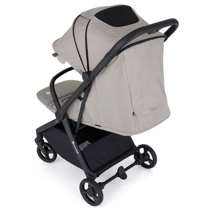 Легка компактна прогулянкова коляска Petite&Mars Flip до 22 кг / Platinum Grey