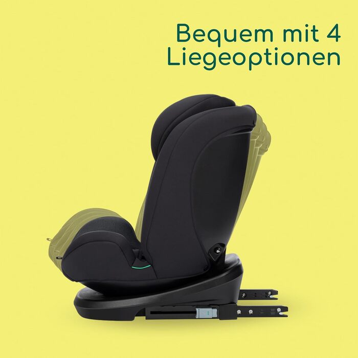Автокрісло Bebeconfort Mitwachsender Kindersitz 9-36 кг, 15 міс. - 12 років, 76-150 см, збоку захист, 11 положень підголівника, інтегровані підлокітники, EverFix i-Size, R129