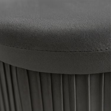 Relaxdays Пуф із оксамиту з об'ємом 30 літрів для зберігання