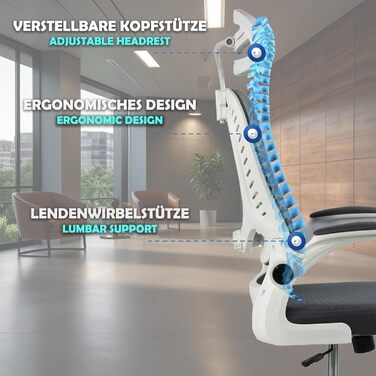 Офісне крісло Sesto Senso Graphite 1 Grey - ергономічне, з підтримкою попереку та регульованими підлокітниками, для керівників