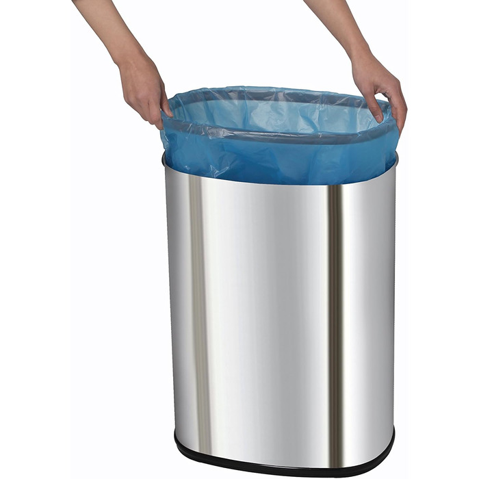 Автоматичний відро для сміття Kitchen Move Majestic, 58 л, нержавіюча сталь, сріблястий колір
