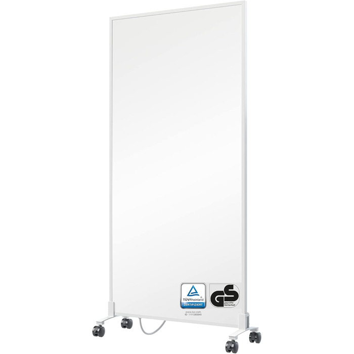 Інфрачервовий обігрівач BR Bringer Standgerät 1200W - Економний, мобільний, з гарантією 5 років, німецька якість (білий)