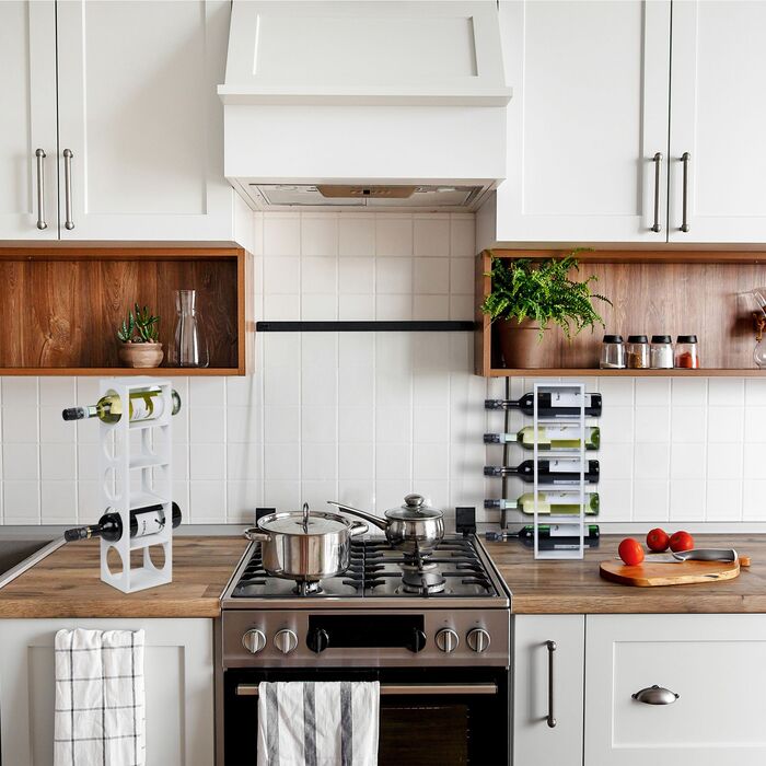 Набір з двох полиць для вина Relaxdays