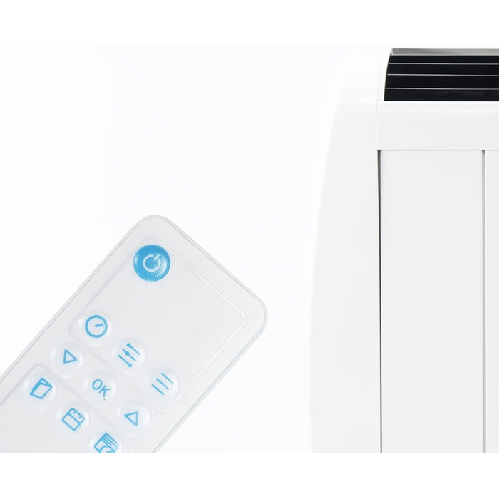 Електричний конвектор Cecotec ReadyWarm 2500 Thermal: 1800 Вт, 12 алюмінієвих елементів, LCD, 3 режими, таймер, Slim, захист Overprotect, білий