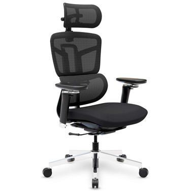 Крісло Mealux S4 Air Fabric Black (арт. HF-S4 F/B)