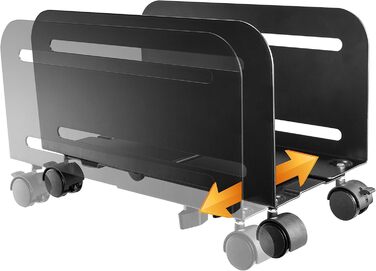 Підставка для комп'ютера RICOO на роликах: мобільний стійкий стенд для ПК, сервера та робочого місця