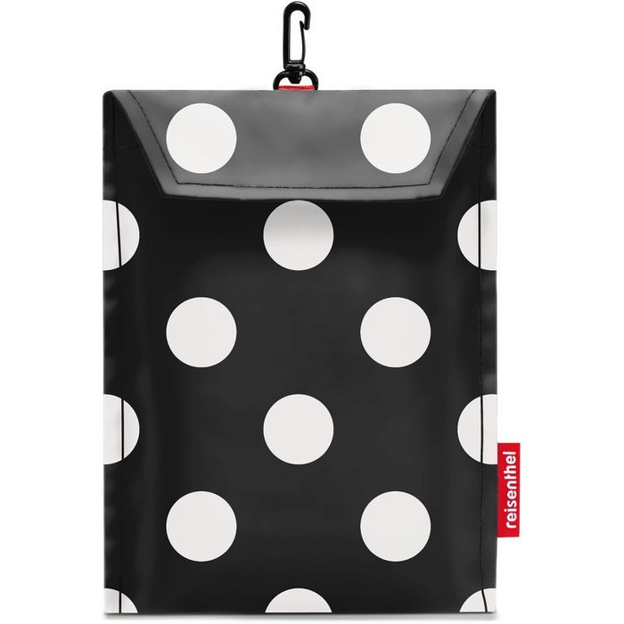 Сумка-рюкзак Reisenthel Mini Maxi Travelbag, синій, компактна та легка, Dots White