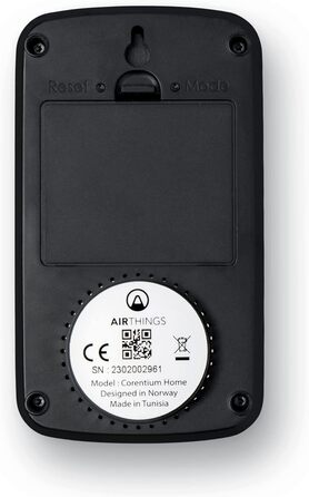 Радон-детектор Airthings 325 Corentium Home 2: портативний, з Bluetooth, датчики вологості та температури