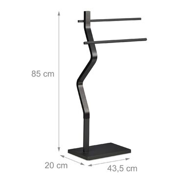 Підставка для рушників Relaxdays з вигнутим дизайном