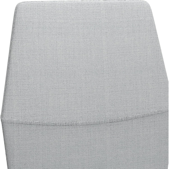 Стілець для їдальні GOLDFAN (4 шт.) з льоновим покриттям, сірий - сучасний кухонний, м'який стілець для вітальні з металевими ніжками